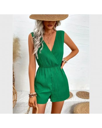 SHORT CROSSED JUMPSUIT